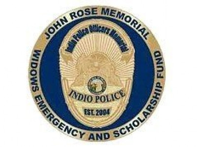 Indio Police Officers, John Rose Memorial, Widows Emergency & Scholarship Fund